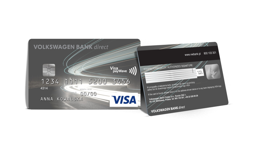 Volkswagen Bank direct przedstawia nowe karty płatnicze
