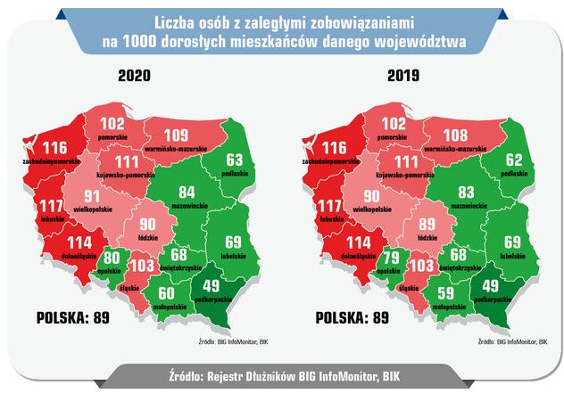 Długi Polaków przekroczyły 81 mld zł 