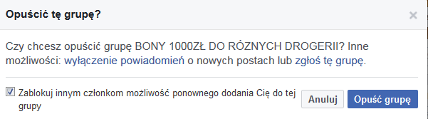 Kolejne oszustwo na Facebooku: bon do drogerii na 1000 zł