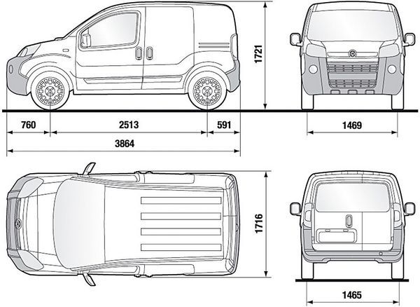 Pojemny Fiat Fiorino Cargo Adventure 1.3 MultiJet