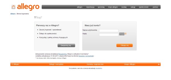 Ponowny atak phishingowy na Allegro