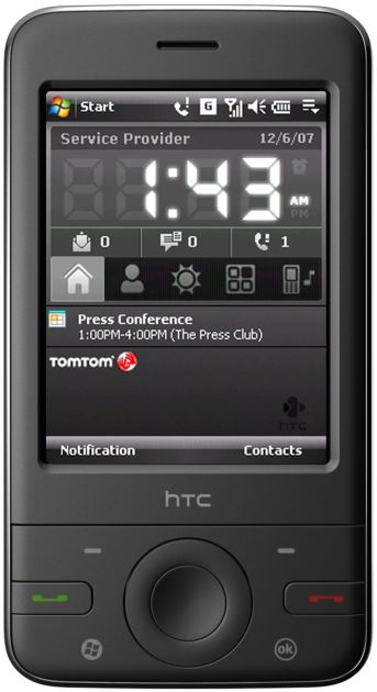 Smartphone HTC Pharos z GPS