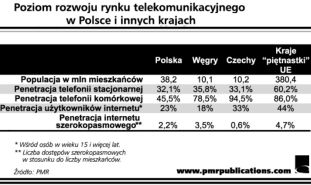 Rynek telekomunikacyjny w Polsce 2004