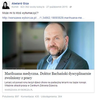 Medyczna marihuana: social media zdecydowanie na tak