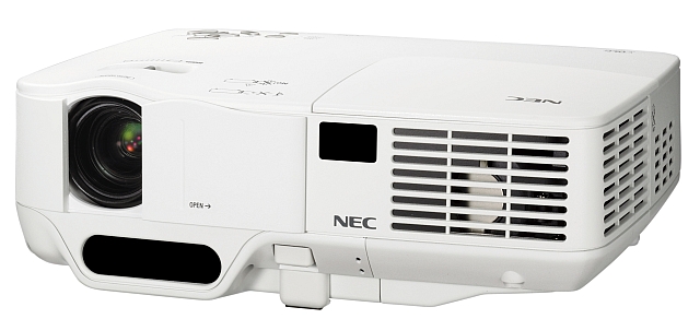 Projektory przenośne NEC NP64 oraz NP43