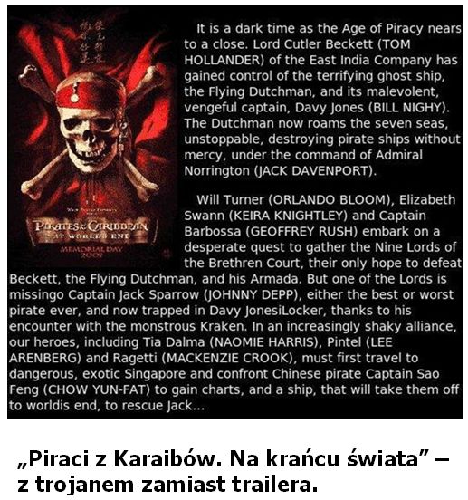 Groźny trojan Piraci z Karaibów