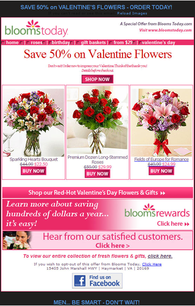Walentynki 2012: uwaga na spam