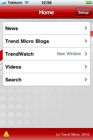 Aplikacja Threat Watch Trend Micro