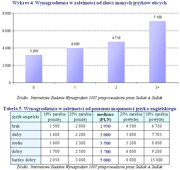 Wynagrodzenia w działach marketingu w roku 2007