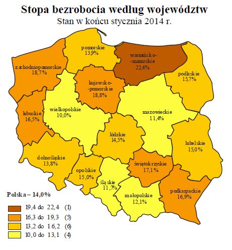 Bezrobocie w Polsce I 2014