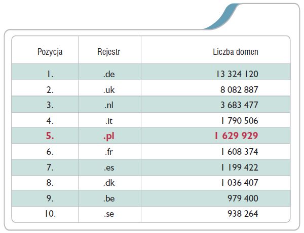 Rejstracja domen .pl w 2009 roku