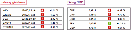 Kurs euro stracił dziś do dolara 1%