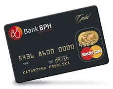 Karta MasterCard Gold w banku BPH