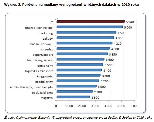 Polski rynek pracy specjalistów IT 2010