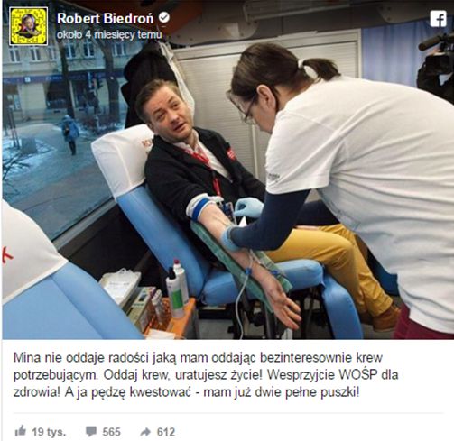 Oddajemy krew w social media