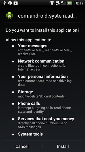 Trojan Backdoor.AndroidOS.Obad.a wysyła SMS-y Premium