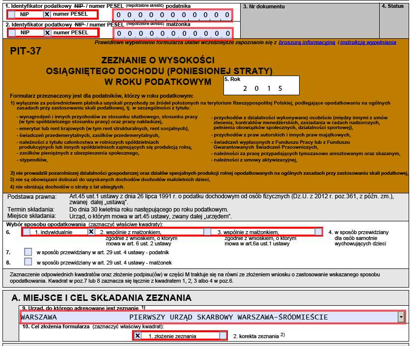 Rozliczenie Pit 2021 Wzór Termin na PIT nie został