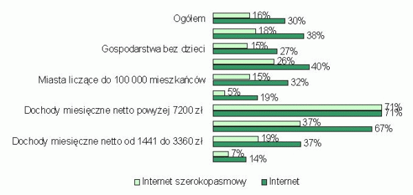 Internet i komputery w Polsce - raport 2005
