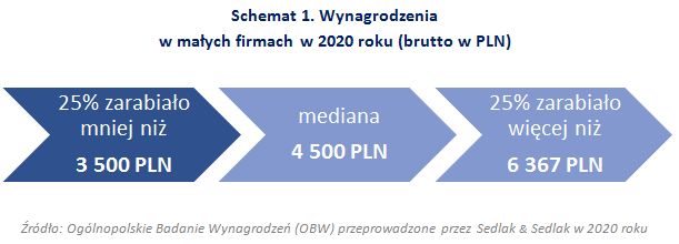 Wynagrodzenia w małych firmach w 2020 roku