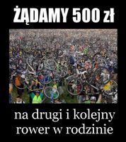 500 zł na rower