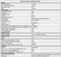 Acer S273HL - specyfikacja