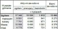 Ludność aktywna i bierna zawodowo w II kwartale 2013 r.