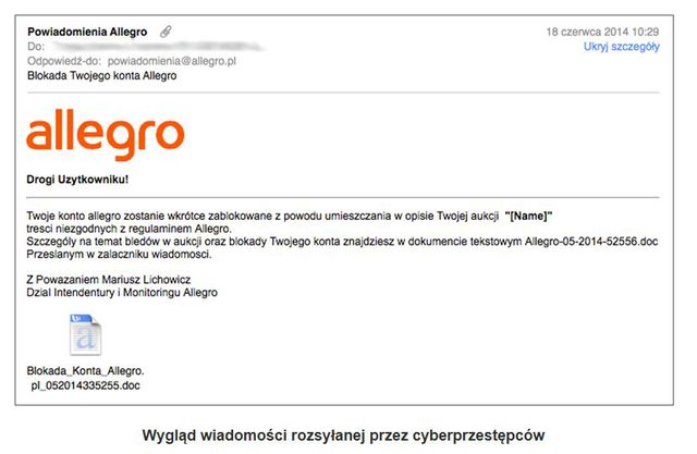 Użytkownicy Allegro na celowniku cyberprzestępców