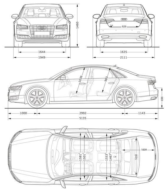 Luksusowe Audi A8 3.0 TDI quattro