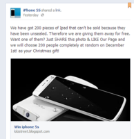 Oszustwo związane z iPhone'ami, iPadami