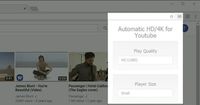 Automatic 4K/HD for Youtube