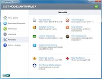 ESET NOD32 Antivirus 7 - okno programu