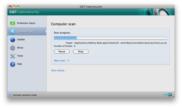 ESET Cybersecurity dla Mac OS X