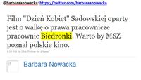 Twit Barbary Nowackiej