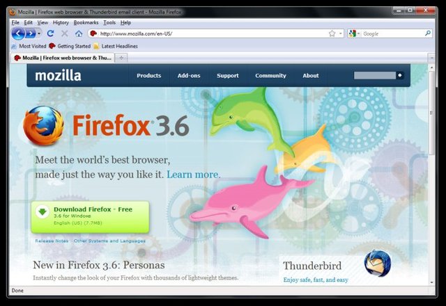 Przeglądarka Firefox 3.6
