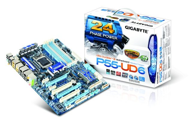 GIGABYTE z chipsetem Intel P55