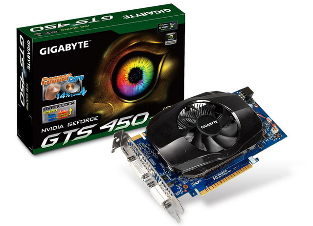 Karty GIGABYTE NVIDIA GeForce GTS 450