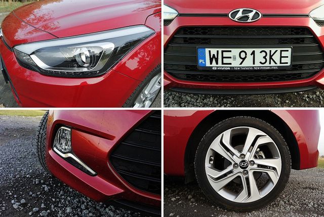 Hyundai i20 Coupe 1.2 MPI Comfort sportowy tylko z wyglądu