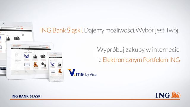 ING Bank Śląski wdraża portfel elektroniczny V.me by Visa