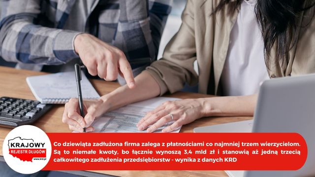 Za 1/3 zadłużenia firm odpowiadają multidłużnicy 