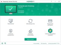 Kaspersky Internet Security - interfejs