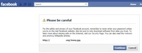 Ostrzeżenie Facebooka
