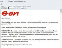 Fałszywy e-mail od E.ON