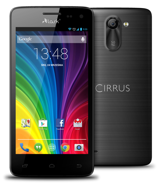 Smartfony LARK Cirrus 4.5, Cirrus 5.0 i Stratus 5.0