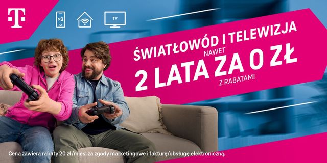 Magenta Dom w T-Mobile nawet przez 2 lata za 0 zł