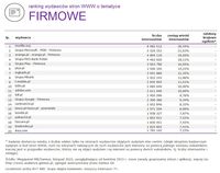 Ranking witryn według zasięgu miesięcznego, FIRMOWE, XI 2015