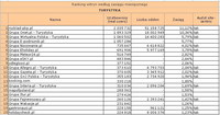 Ranking witryn według zasięgu miesięcznego TURYSTYKA, XII 2010