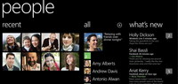 Windows Phone 7 - Zakładka ludzie