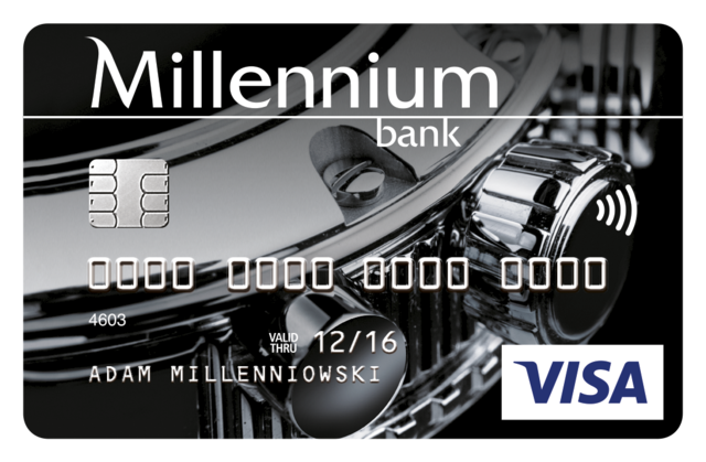Karta kredytowa Millennium Alfa dla mężczyzn
