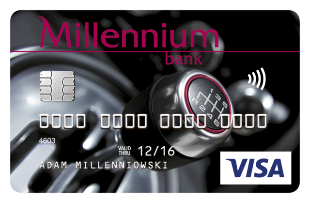 Karta kredytowa Millennium Alfa dla mężczyzn