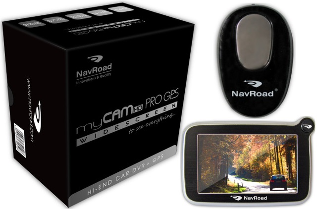 Rejestrator jazdy NavRoad myCAM HD PRO GPS 